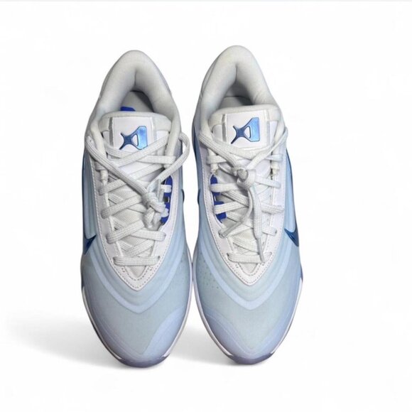 Nike Shoes Womens 8 White Light Blue A'ja Basketball Shiny Fits 7.5 New - Picture 5 of 13